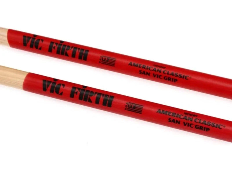BAQUETA VIC FIRTH BATERÍA AMERICAN CLASSIC 5A NYLON C/VIC GRIP - 6