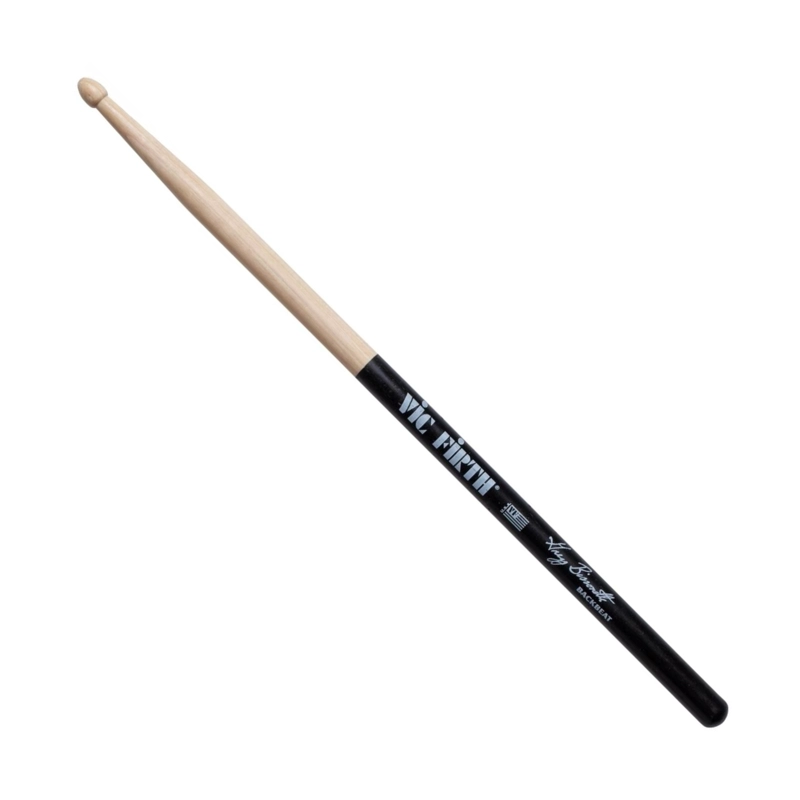 BAQUETA VIC FIRTH BATERÍA AUTOGRAFIADO GREGG BISSONETTE 2 BACKBEAT - 2