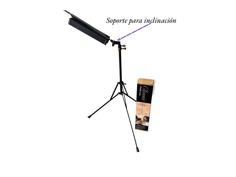 ATRIL HAMILTON TRES SECCIONES NEGRO C/FUNDA - 5