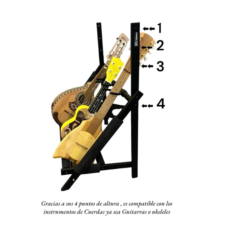 RACK HAMILTON PARA GUITARRA DE 3 LUGARES - 4