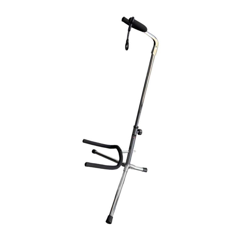 SOPORTE HAMILTON DE GUITARRA CROMADO - 1