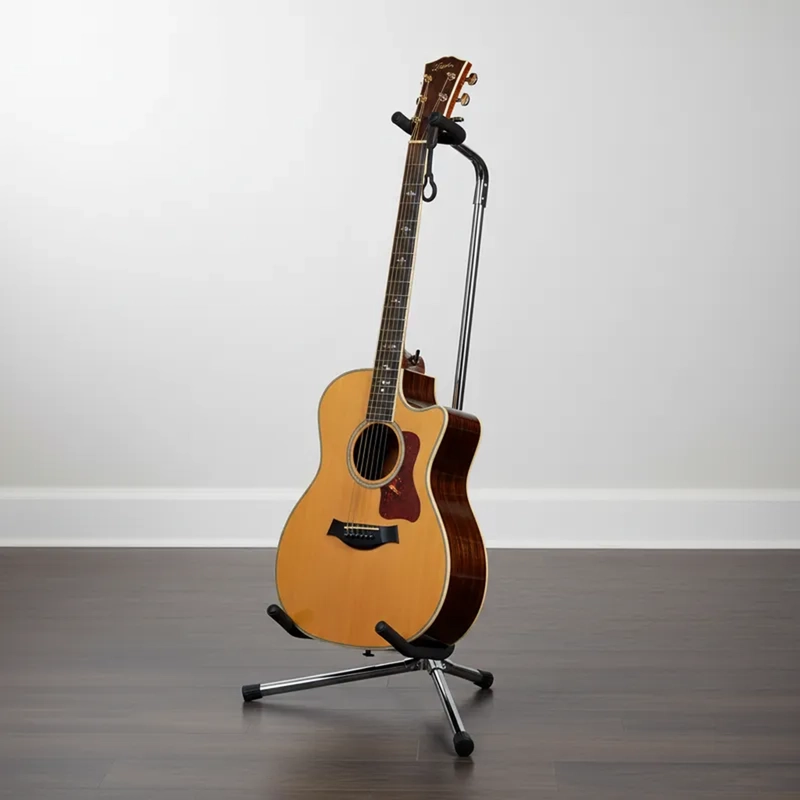 SOPORTE HAMILTON DE GUITARRA CROMADO - 3