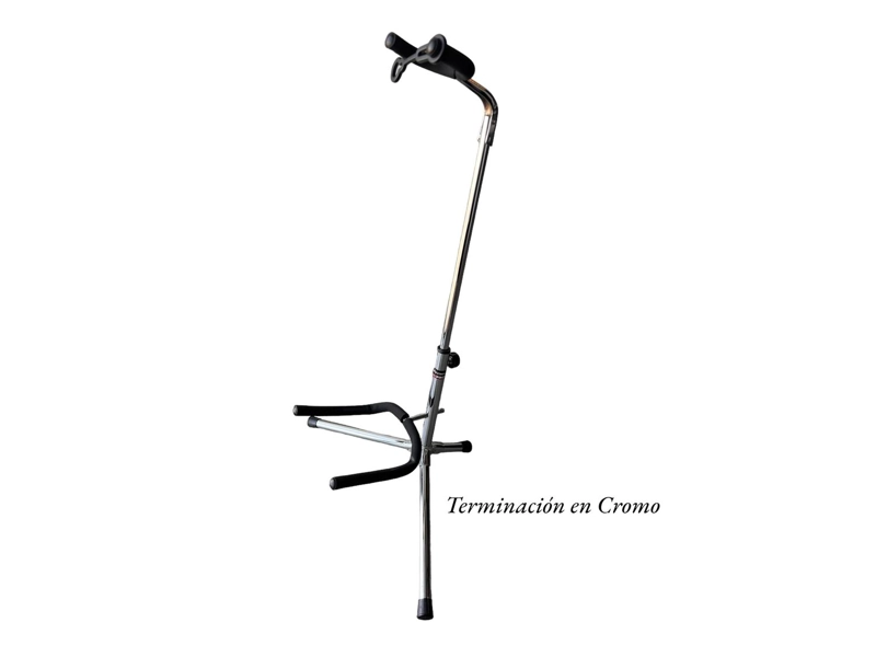 SOPORTE HAMILTON DE GUITARRA CROMADO - 8
