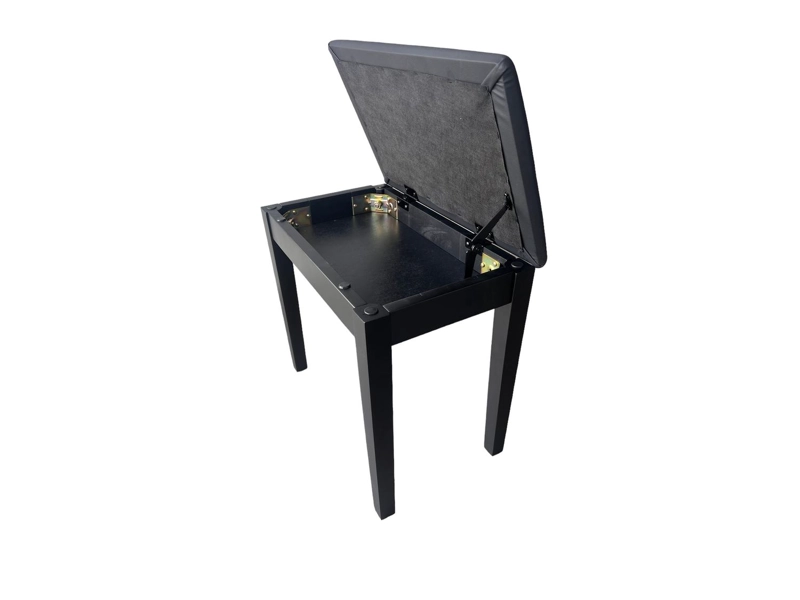 TABURETE PARA PIANO VILLA IMPORT CON CAJÓN - 8