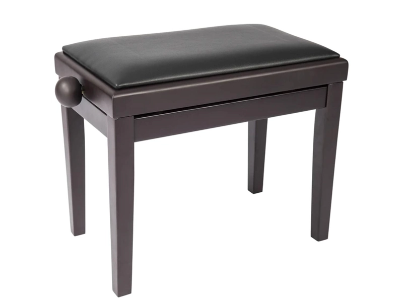 TABURETE PARA PIANO VILLA IMPORT AJUSTABLE CON CAJÓN - 1