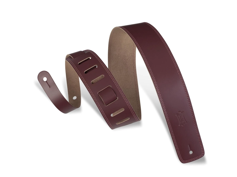 CORREA LEVIS GUITARRA ELÉCTRICA 6.4CM BASICA CUERO BROWN DM1-XL - 3
