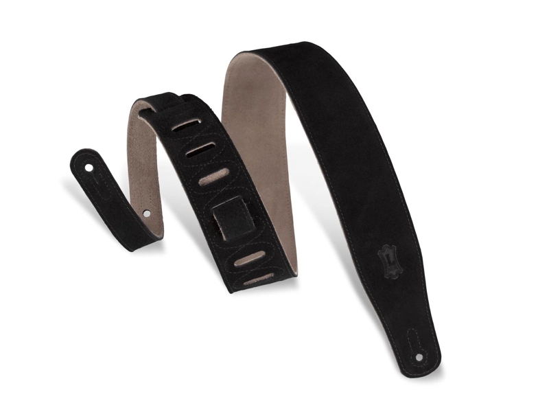 CORREA LEVIS GUITARRA ELÉCTRICA 6.4CM GAMUZA L:94-137CM BLACK MS26 - 3