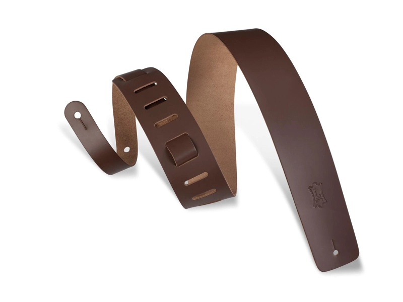 CORREA LEVIS GUITARRA ELÉCTRICA 6.4CM BASICA CUERO L:94-157CM BROWN M1-XL - 2