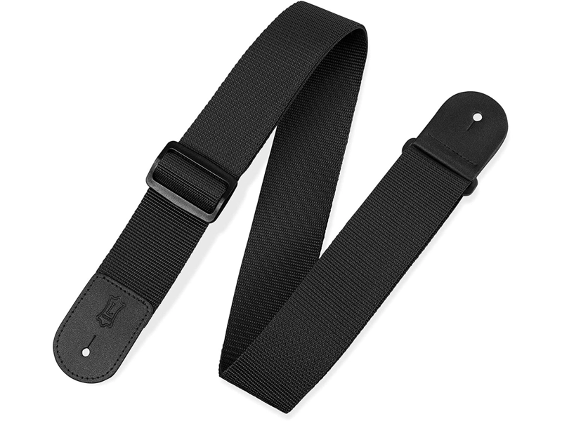 CORREA LEVIS GUITARRA ELÉCTRICA 5 CM BASICA POLIPROPILENO MAX L:160CM BLACK M8POLYL - 2