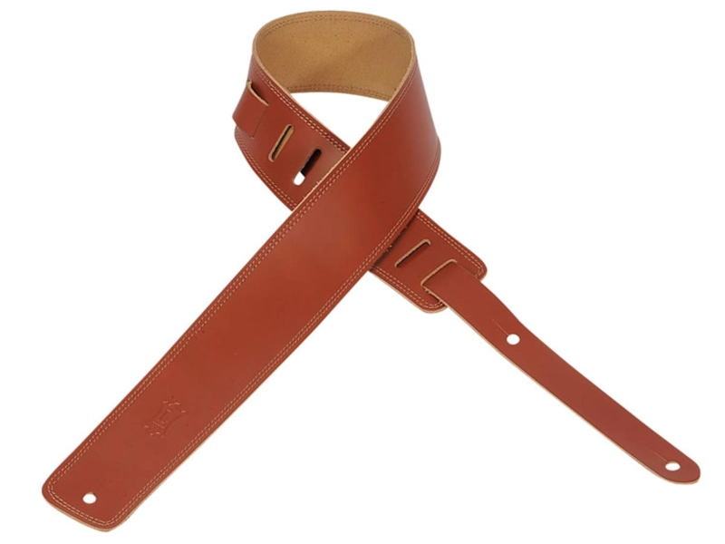 CORREA LEVIS GUITARRA ELÉCTRICA 6.4CM BASICA CUERO DBLE COSDO L:94-157CM WALNUT DM1-XL - 1