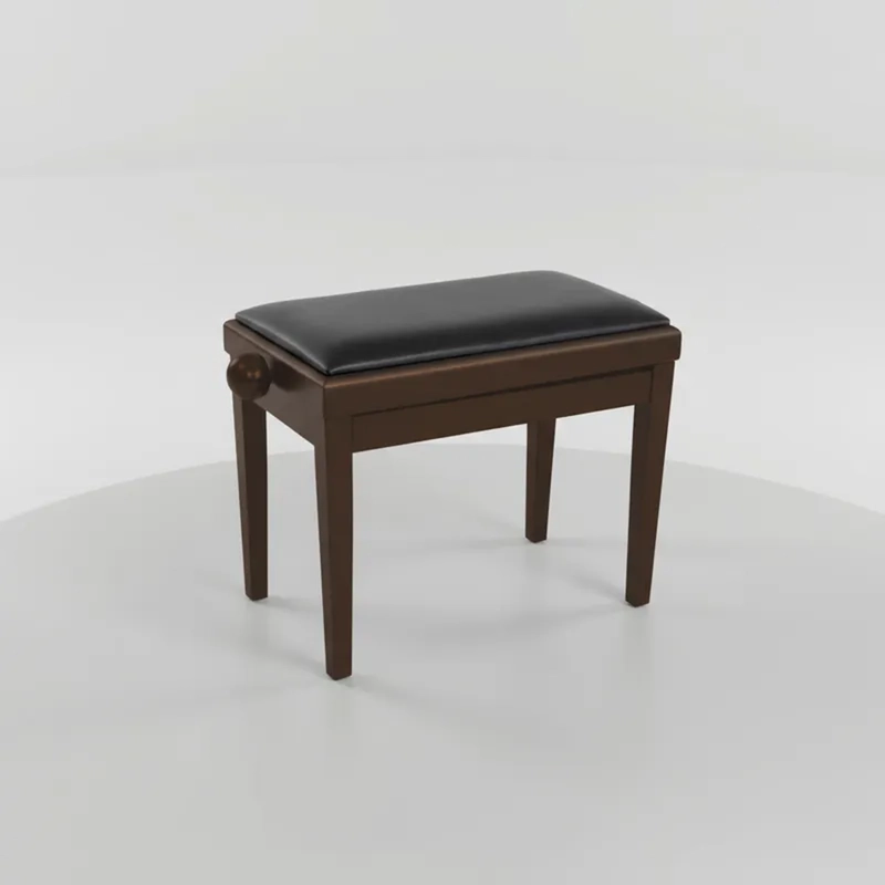 TABURETE PARA PIANO VILLA IMPORT AJUSTABLE CON CAJÓN - 4
