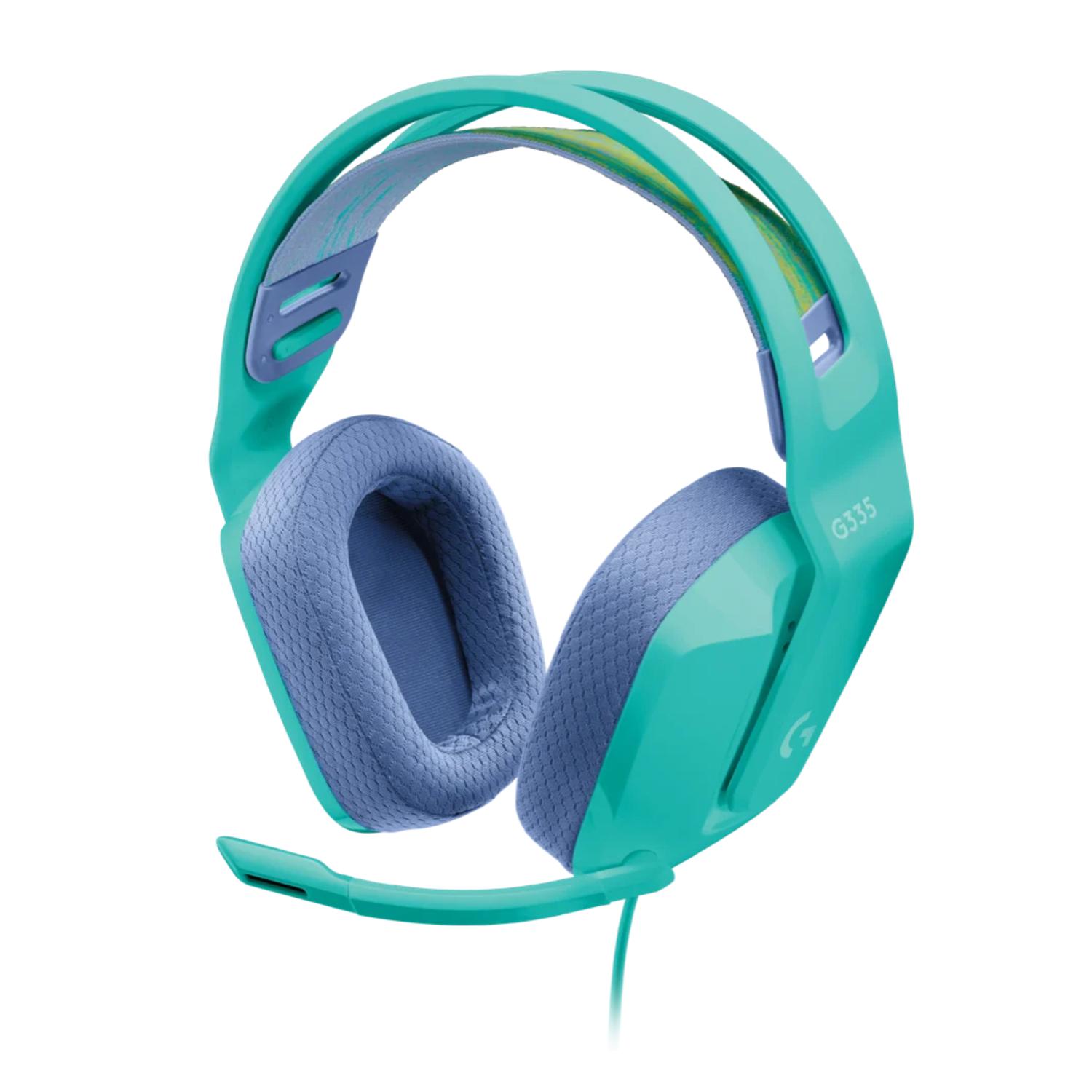 AURICULARES OVER-EAR ALAMBRICO LOGITECH G335 MINT - 1