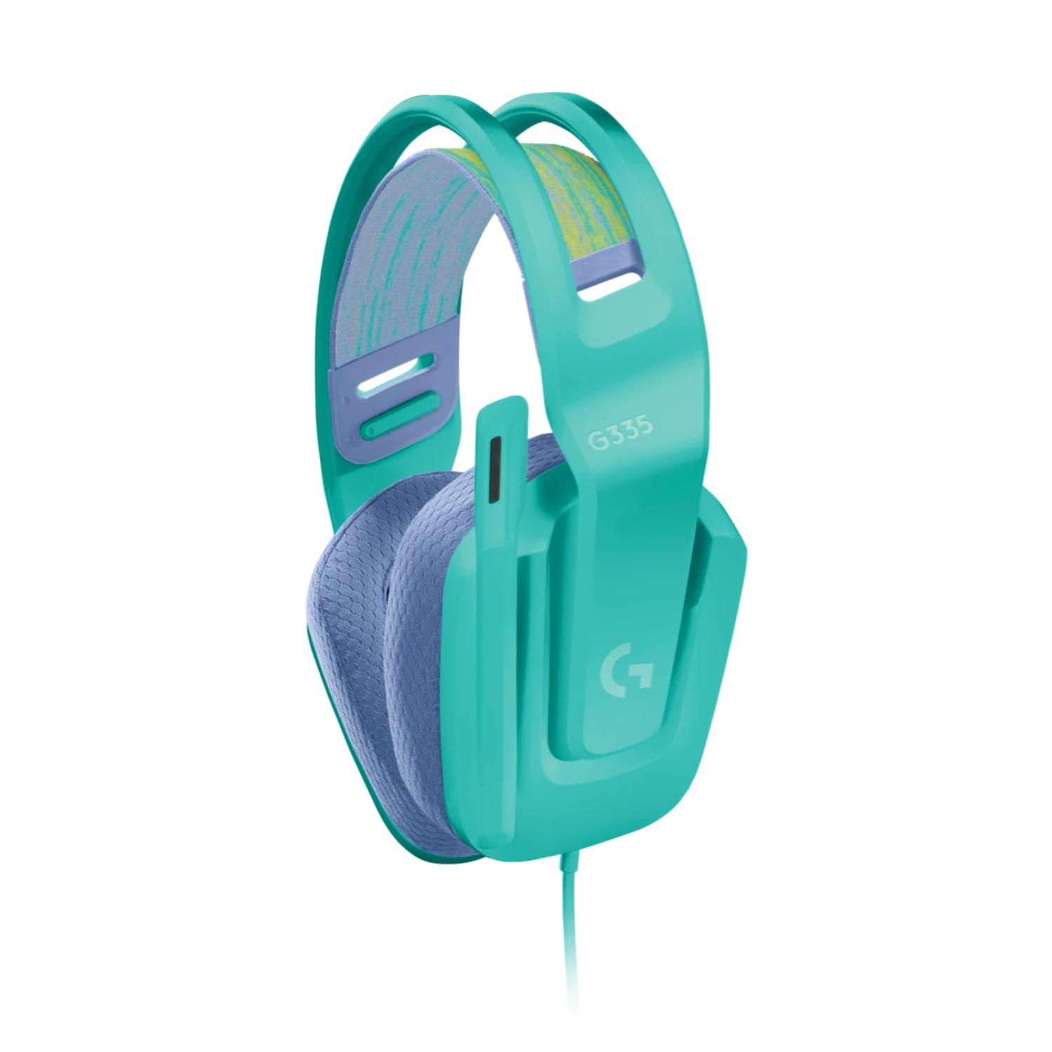 AURICULARES OVER-EAR ALAMBRICO LOGITECH G335 MINT - 2