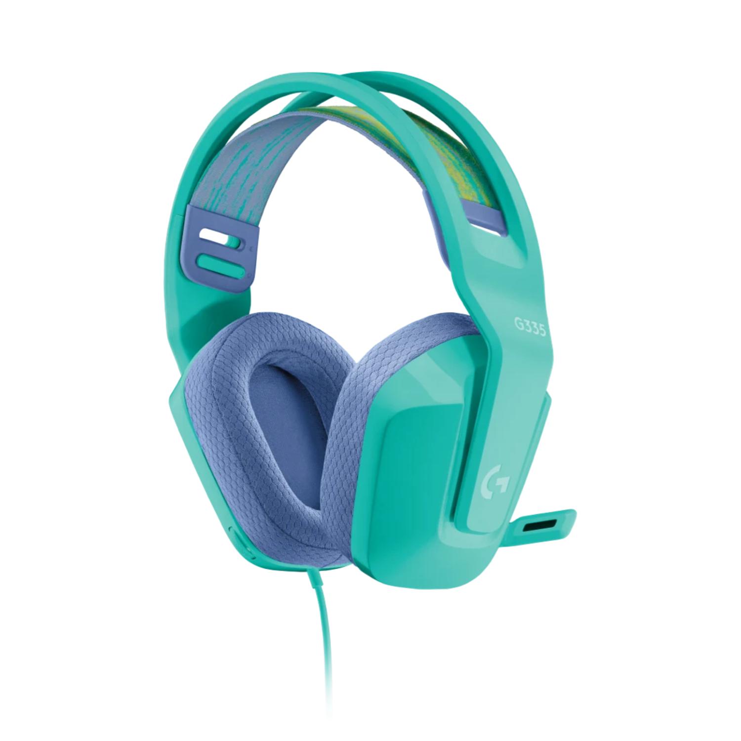AURICULARES OVER-EAR ALAMBRICO LOGITECH G335 MINT - 3
