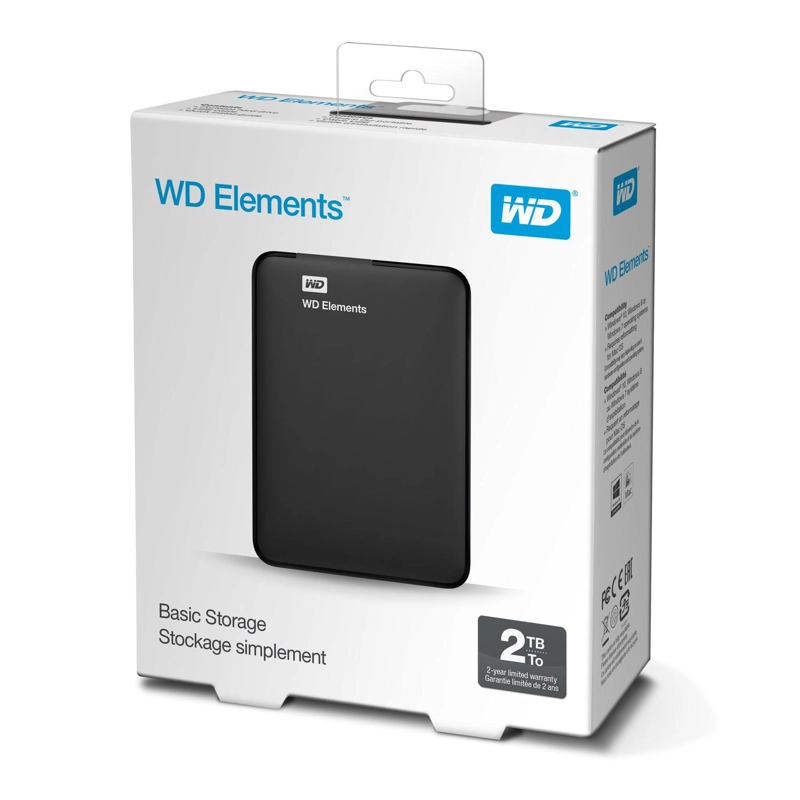DISCO DURO EXTERNO 2TB WD ELEMENTS PORTABLE 2.5' - 7
