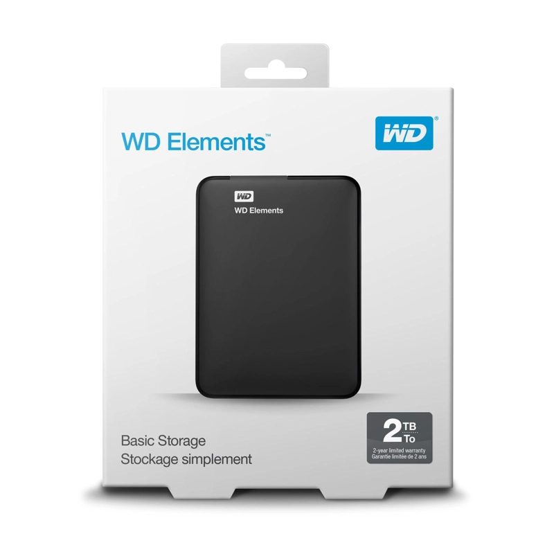 DISCO DURO EXTERNO 2TB WD ELEMENTS PORTABLE 2.5' - 8