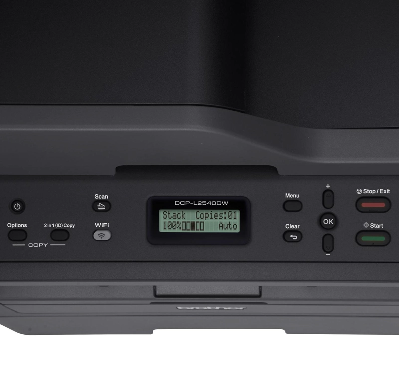 IMPRESORA MULTIFUNCIONAL BROTHER DCP-L2540DW MONOCROMÁTICA WIFI - 6