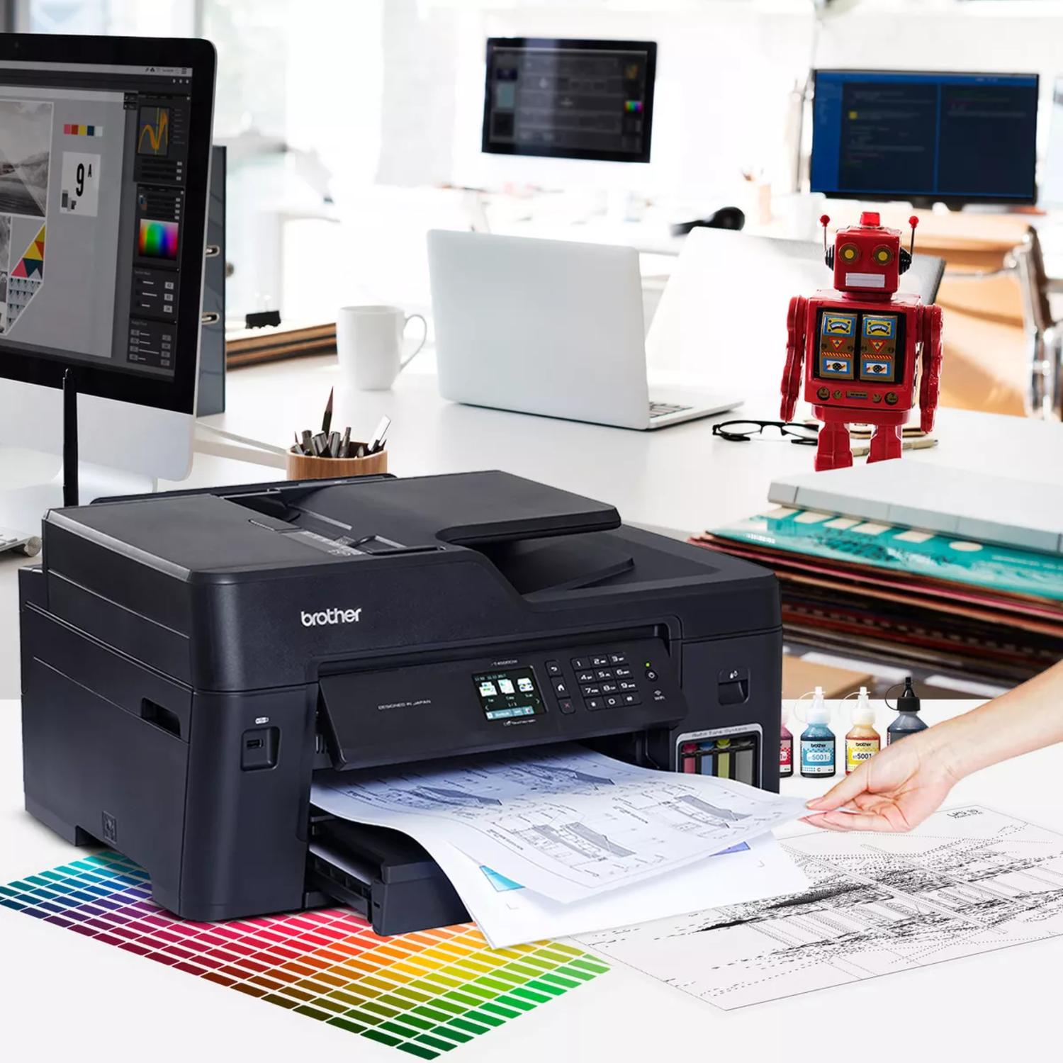 IMPRESORA MULTIFUNCIONAL BROTHER MFC-T4500DW COLOR WIFI - 4
