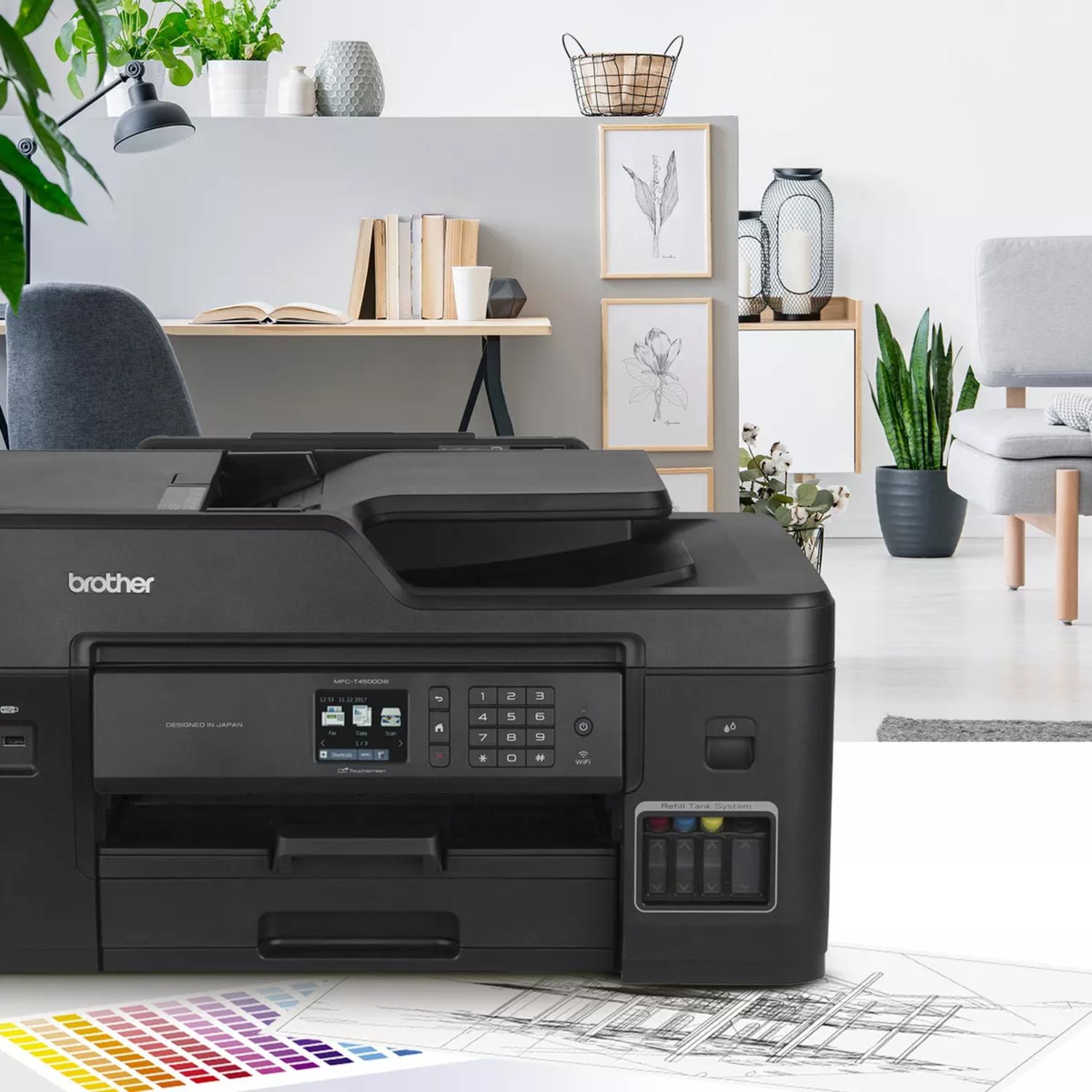 IMPRESORA MULTIFUNCIONAL BROTHER MFC-T4500DW COLOR WIFI - 5