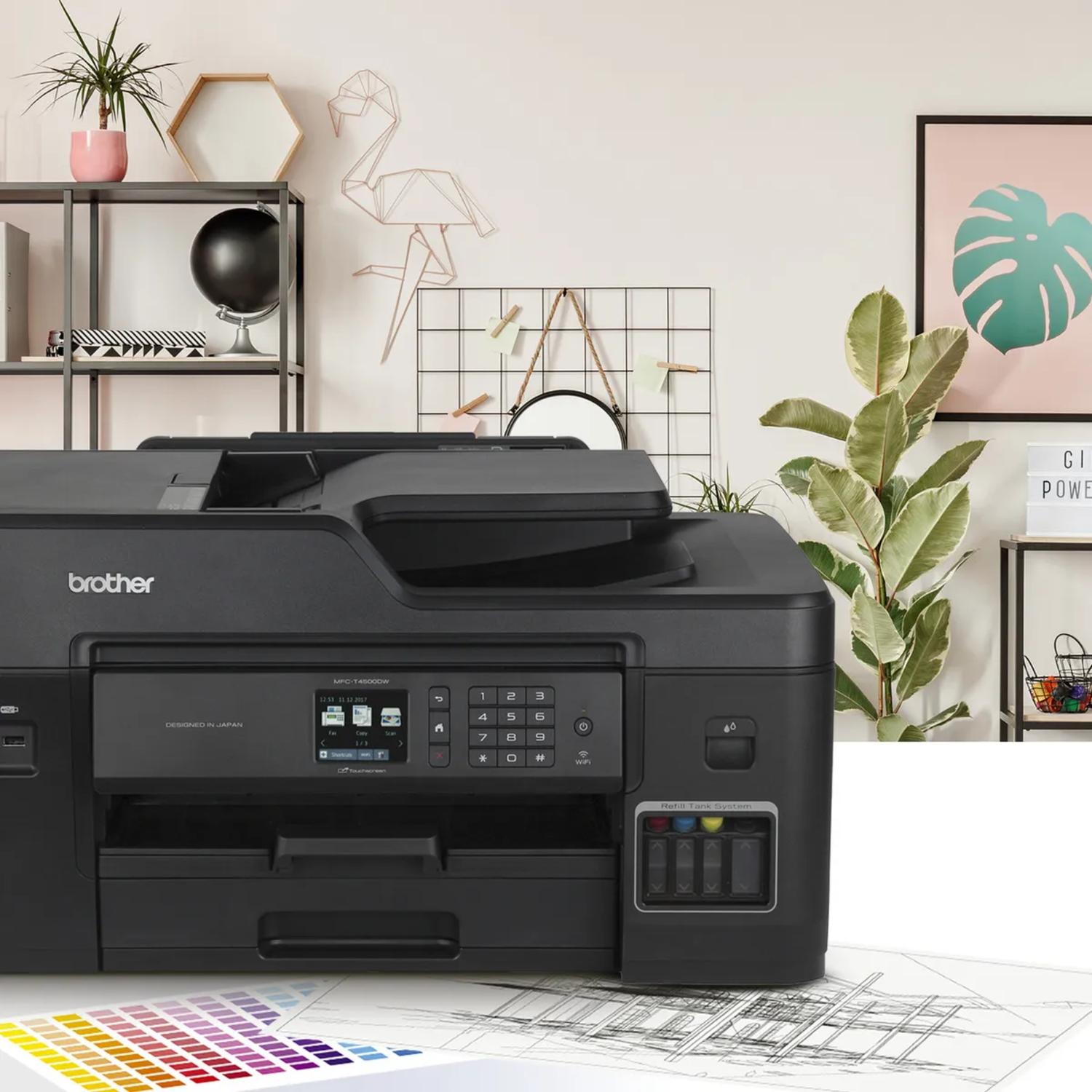 IMPRESORA MULTIFUNCIONAL BROTHER MFC-T4500DW COLOR WIFI - 6