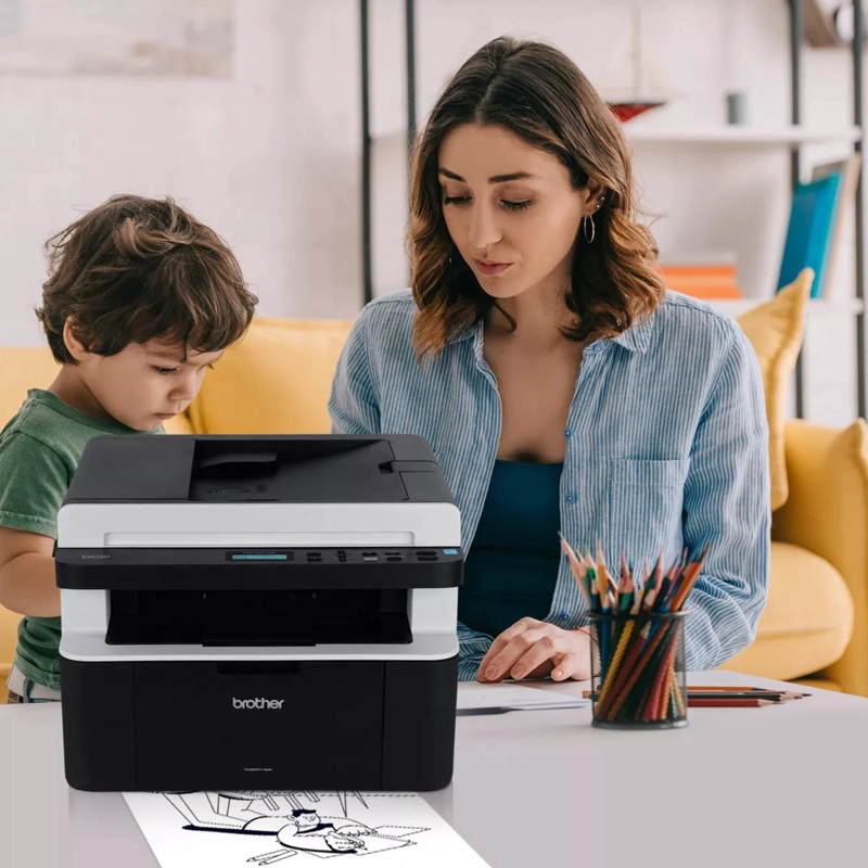 IMPRESORA MULTIFUNCIONAL BROTHER DCP-1617NW MONOCROMÁTICA WIFI - 7