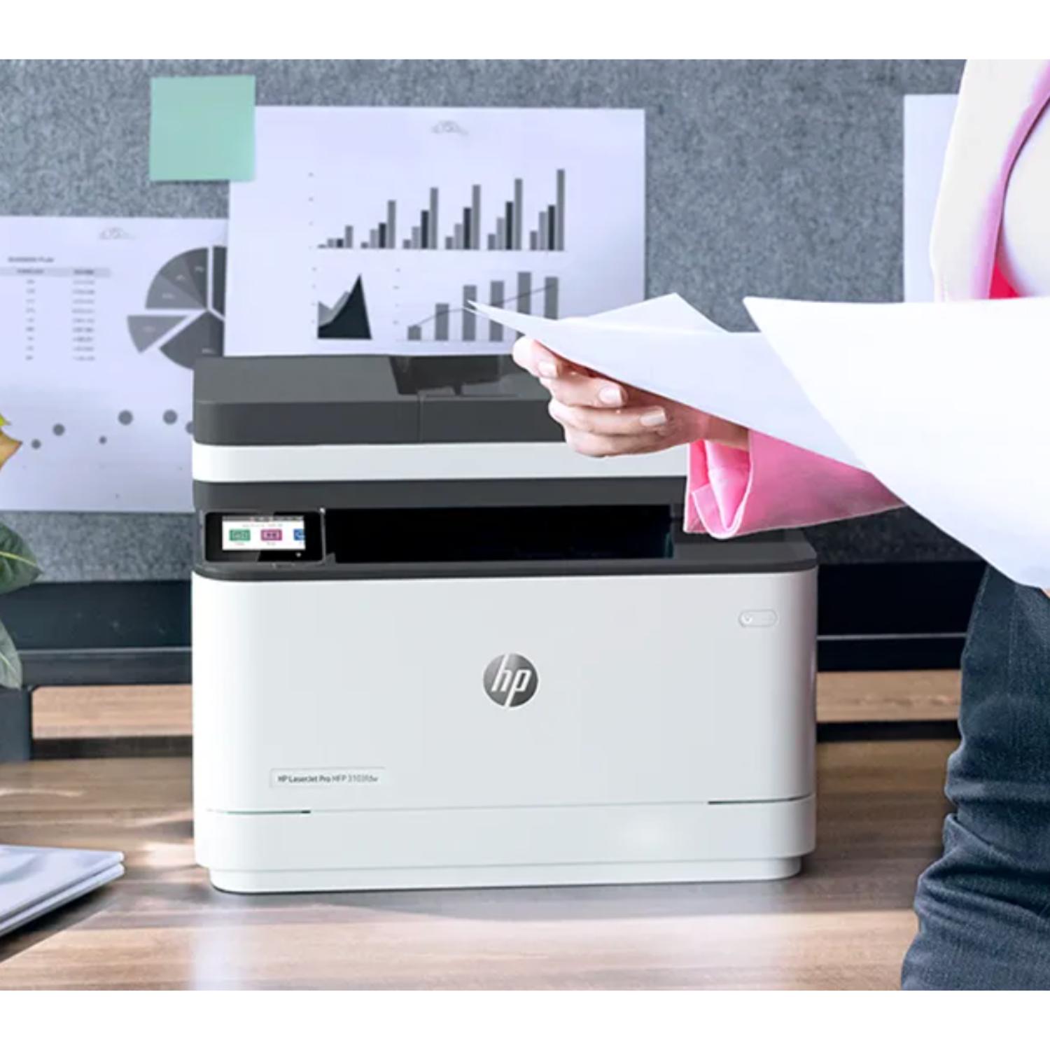 IMPRESORA MULTIFUNCIONAL HP LASERJET PRO MFP 3103FDW MONOCROMATICA WIFI - 7