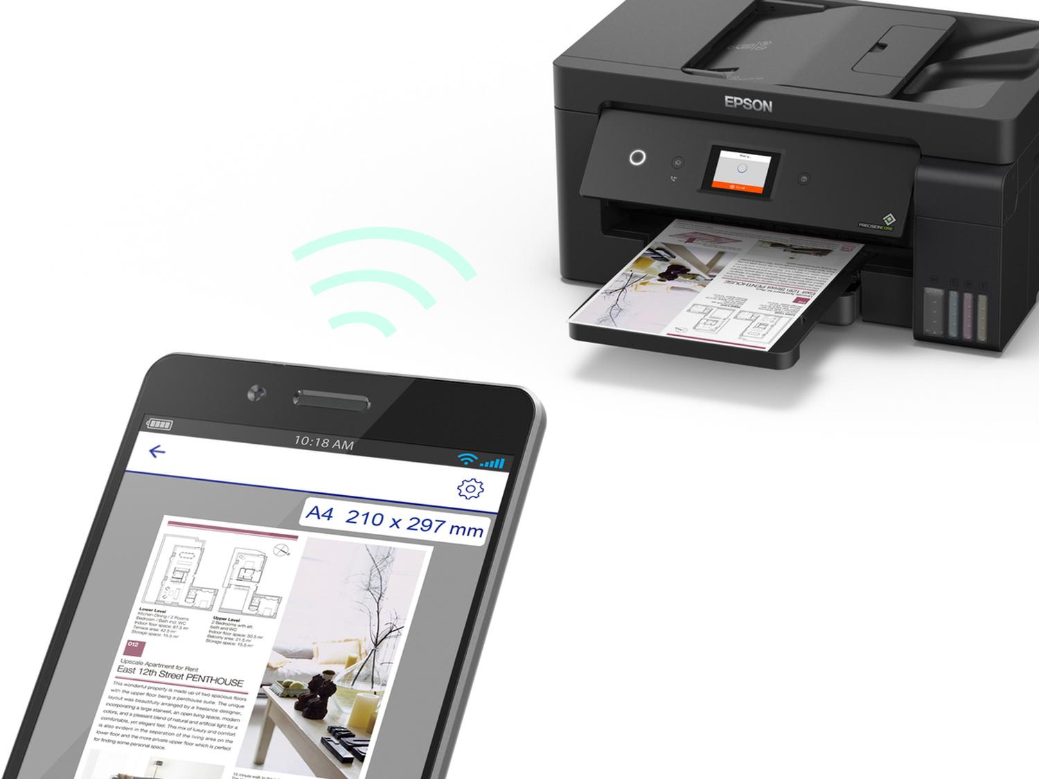 IMPRESORA MULTIFUNCIONAL EPSON ECOTANK L14150 COLOR WIFI - 6