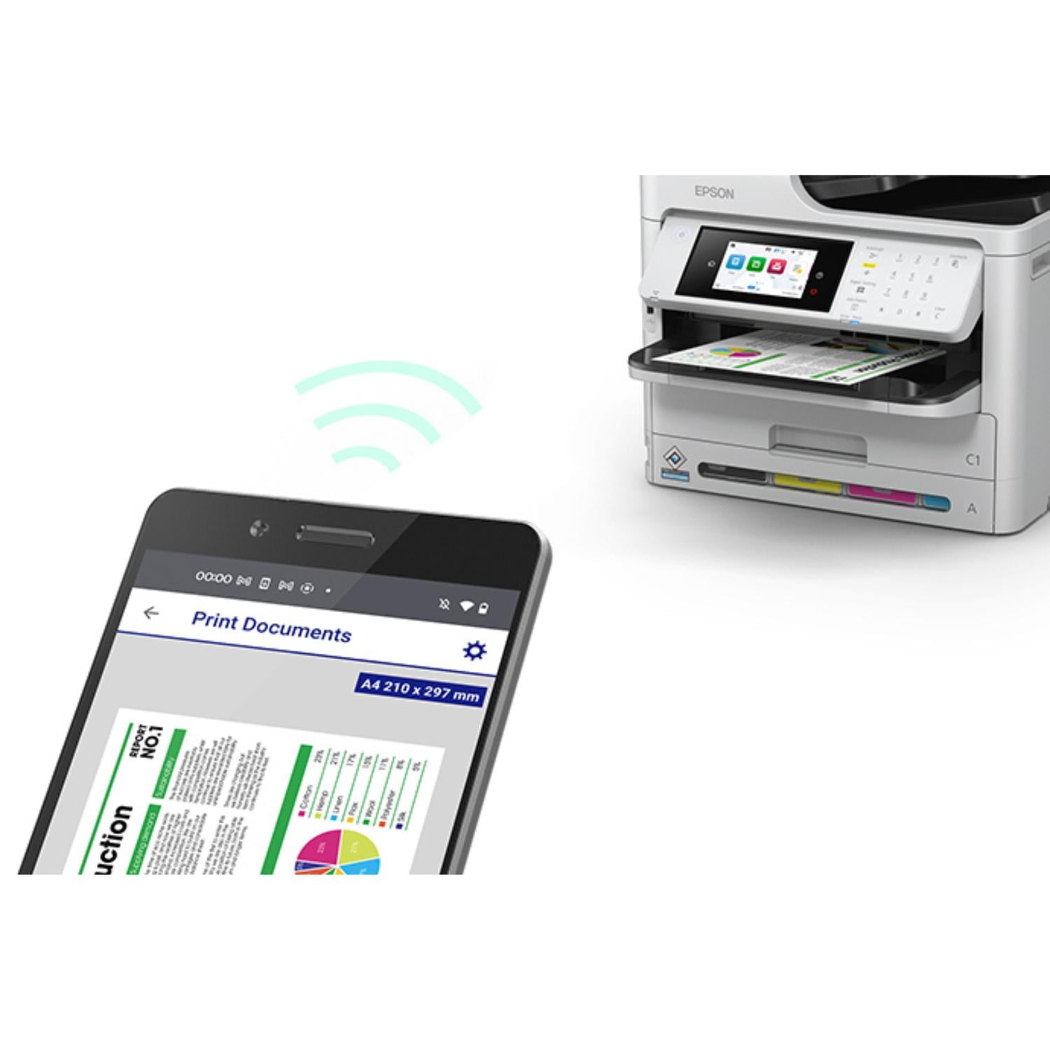 IMPRESORA MULTIFUNCIONAL EPSON WORKFORCE PRO WF-C5890 COLOR WIFI - 6