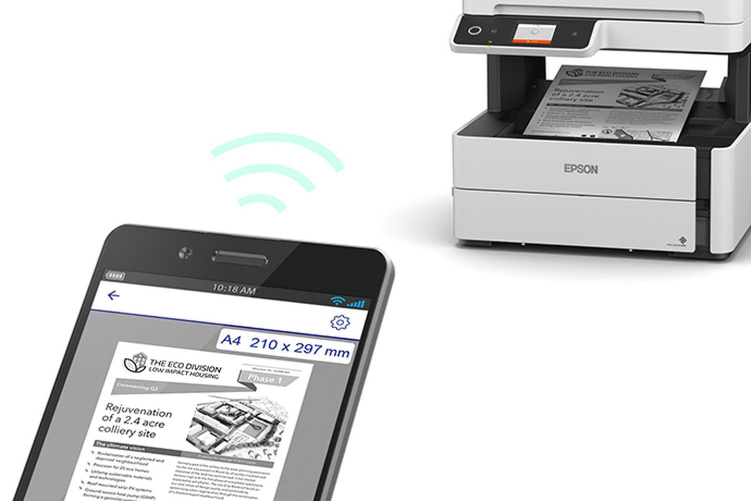 IMPRESORA MULTIFUNCIONAL EPSON ECOTANK M3180 MONOCROMATICA WIFI - 5