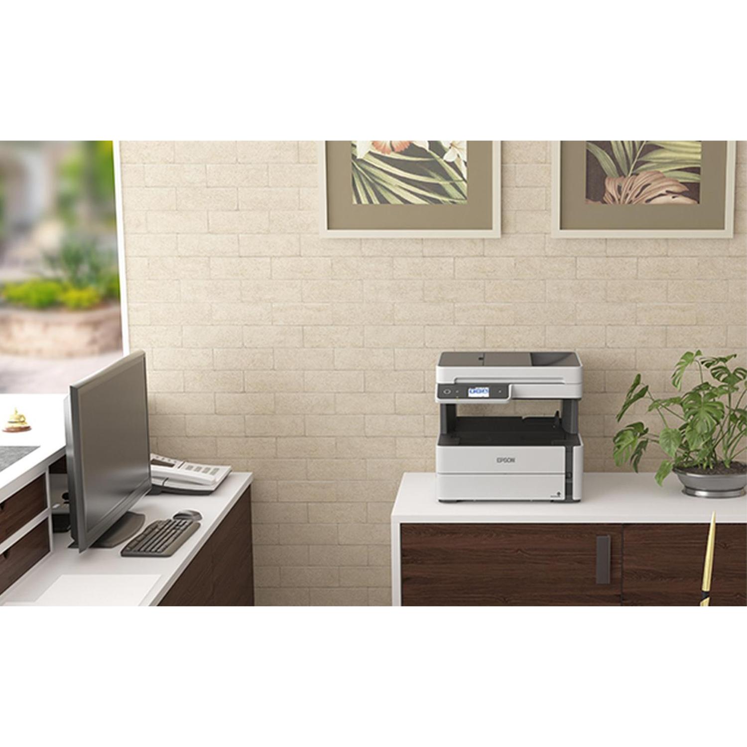 IMPRESORA MULTIFUNCIONAL EPSON ECOTANK M3180 MONOCROMATICA WIFI - 7
