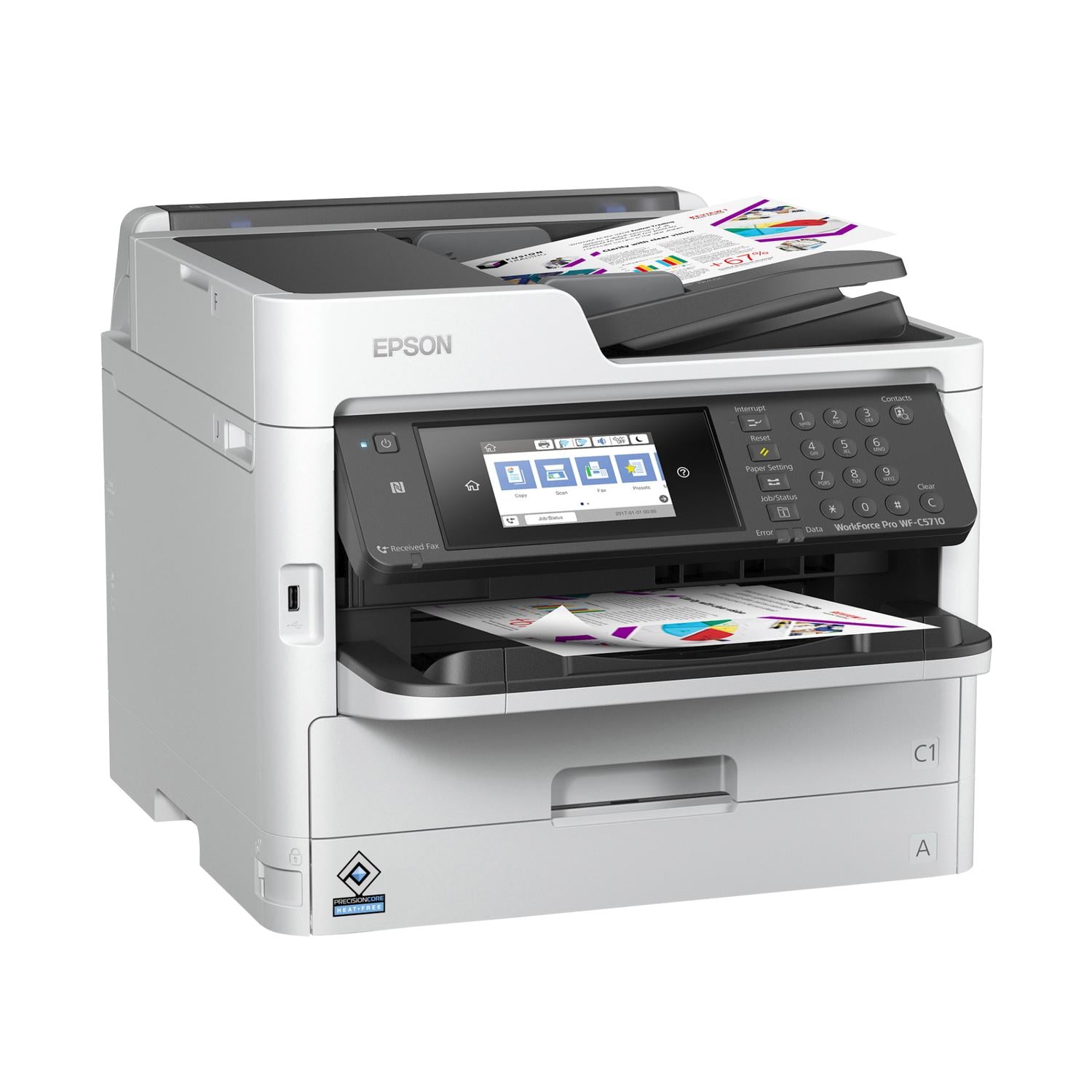 IMPRESORA MULTIFUNCIONAL EPSON WORKFORCE PRO WF-C5810 COLOR WIFI - 1
