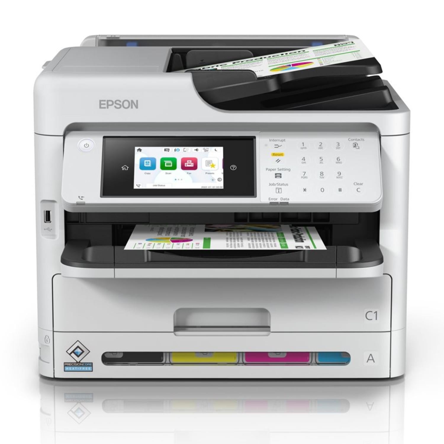 IMPRESORA MULTIFUNCIONAL EPSON WORKFORCE PRO WF-C5810 COLOR WIFI - 4
