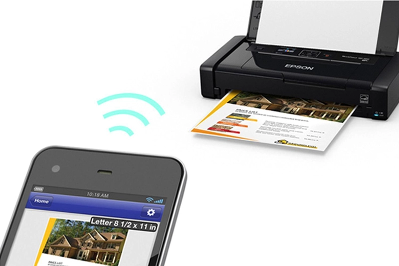 IMPRESORA PORTATIL INK-JET EPSON WORKFORCE WF-100 COLOR WIFI - 4
