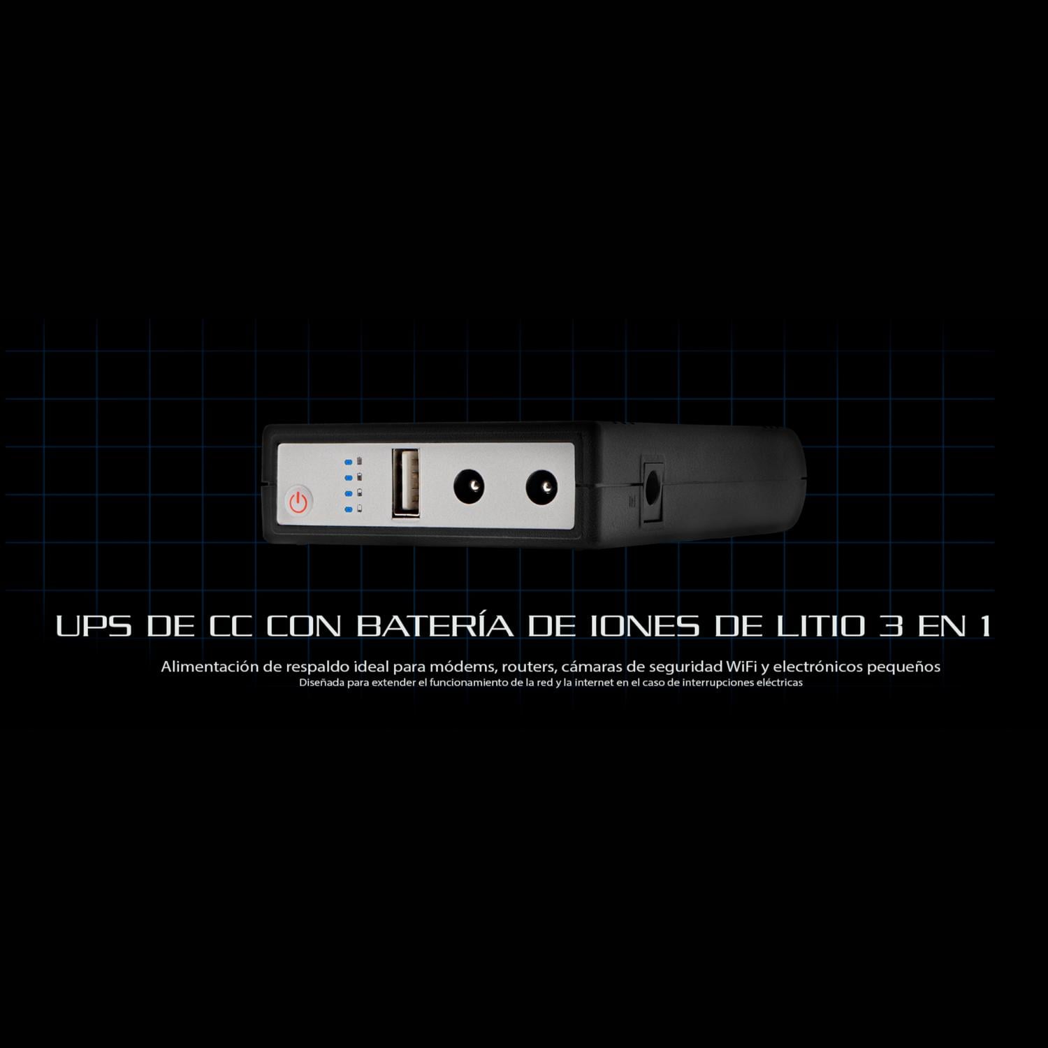 MINI UPS FORZA DC-140USB USB SALIDAS DE 5/9/12V - 5