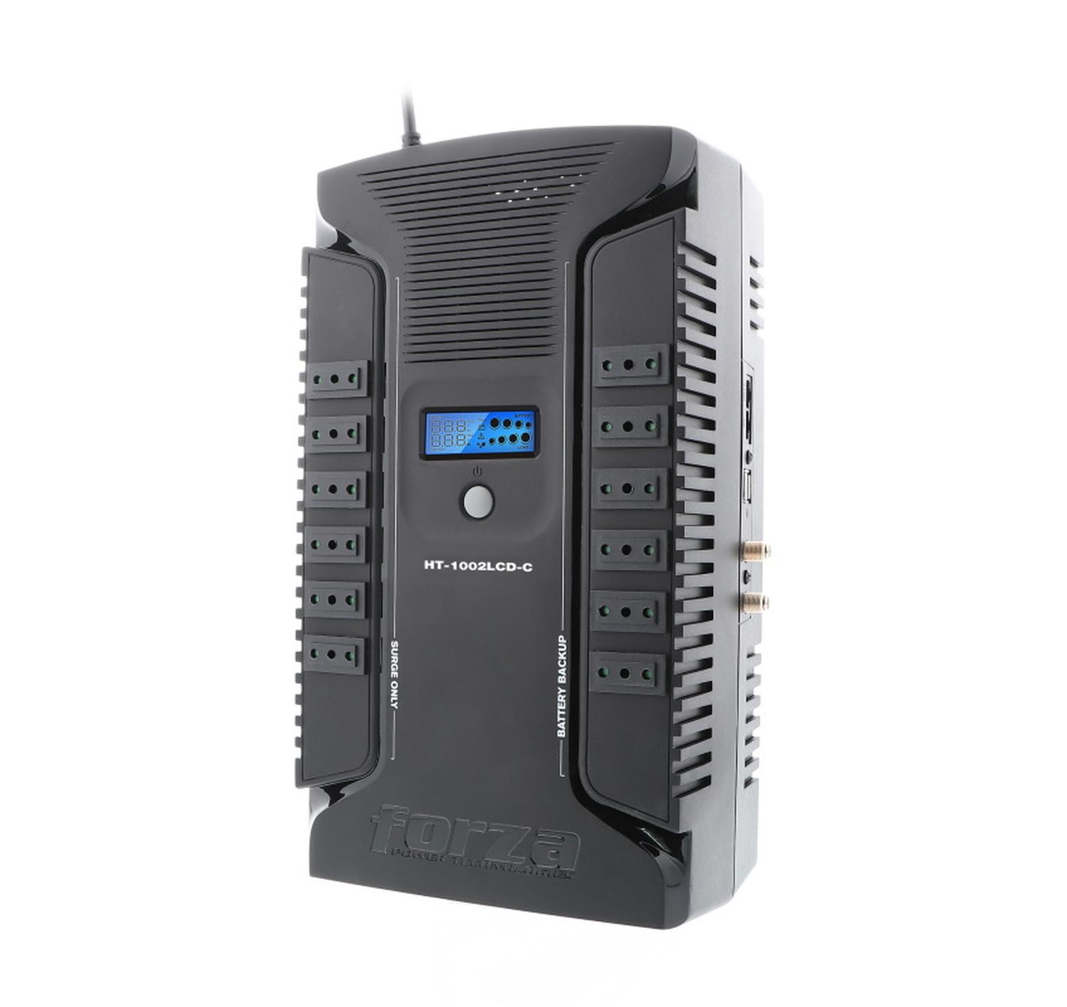 UPS FORZA 1000 VA HT-1002LCD-C INTERACTIVA 12 SALIDAS - 4