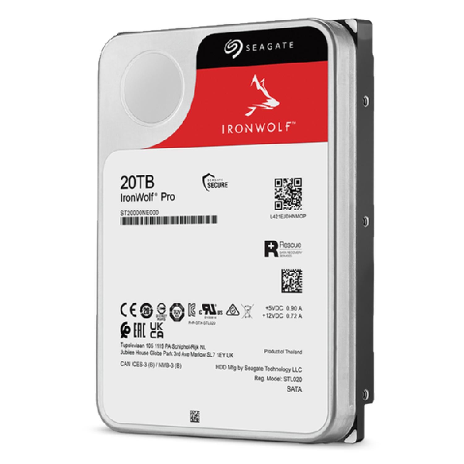 DISCO DURO INTERNO SEAGATE IRONWOLF PRO 20TB 3.5' - 5