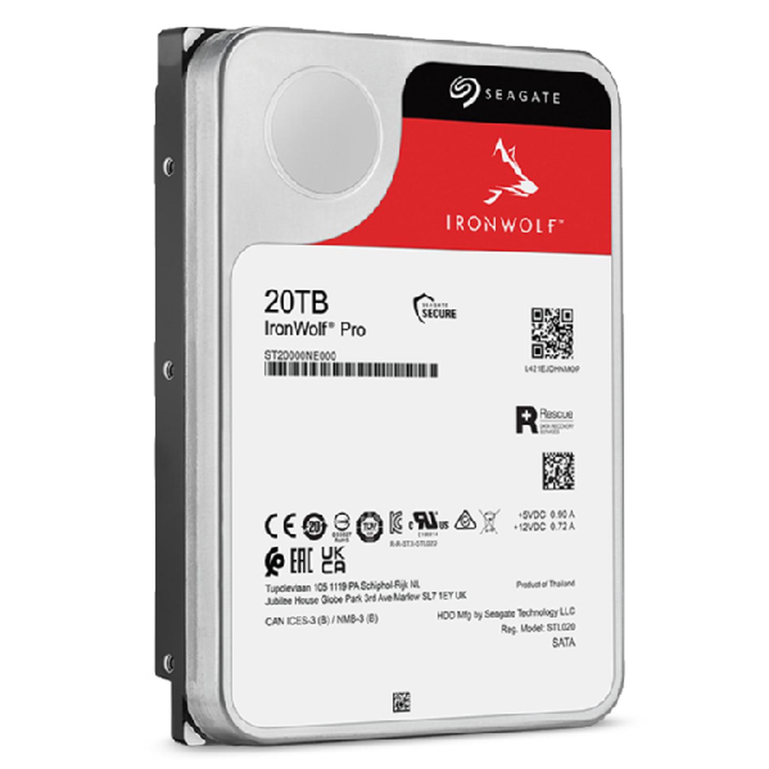 DISCO DURO INTERNO SEAGATE IRONWOLF PRO 20TB 3.5' - 6