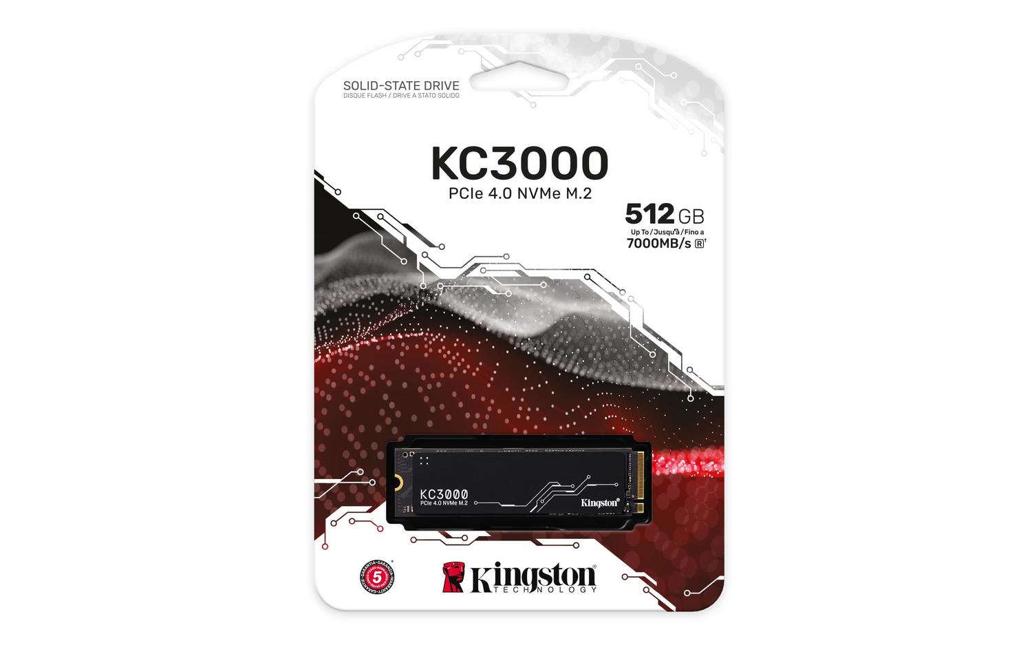 DISCO ESTADO KINGSTON SKC3000S/512G SÓLIDO INTERNO KC3000 512GB M.2 - 4