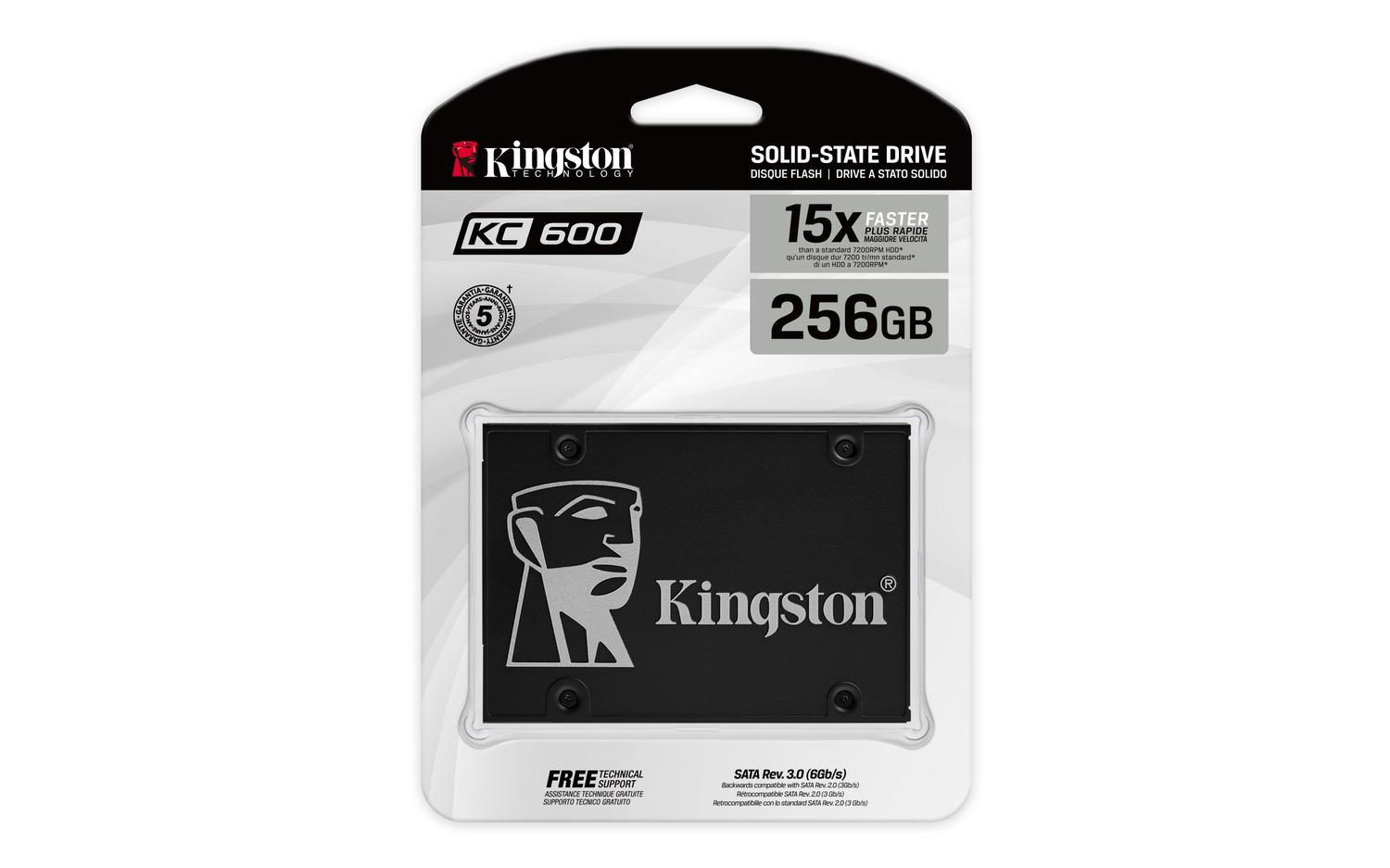 DISCO ESTADO KINGSTON SKC600/256G SÓLIDO INTERNO KC600 256GB 2.5' - 4
