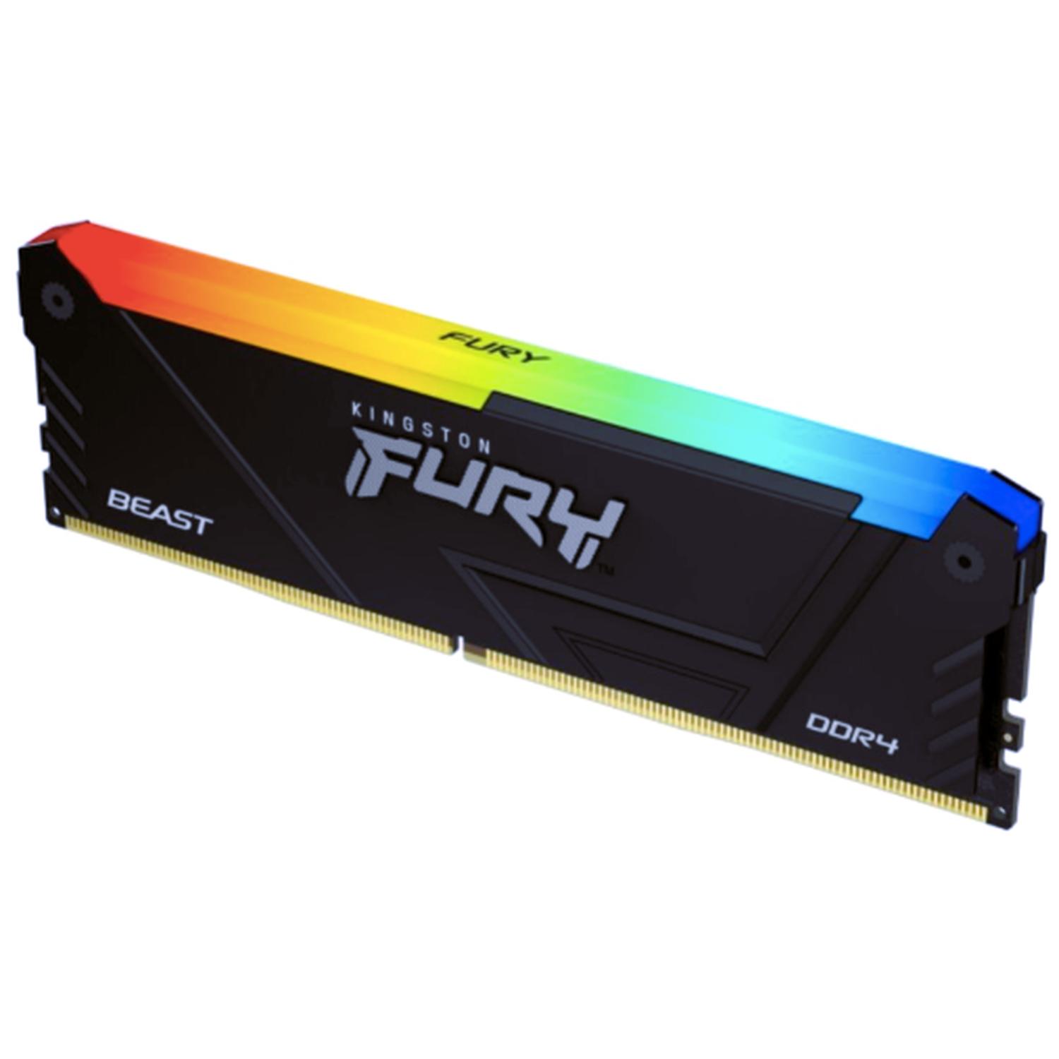 MEMORIA RAM KINGSTON KF432C16BB2A/16 FURY BEAST RGB 16 GB DDR4 3200 MHZ - 1