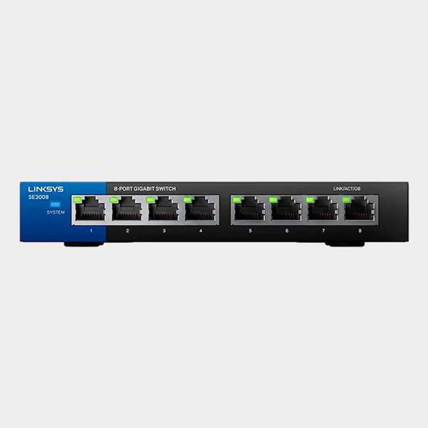 SWITCH NO ADMINISTRADO LINKSYS 8 PUERTOS SE3008 - 2