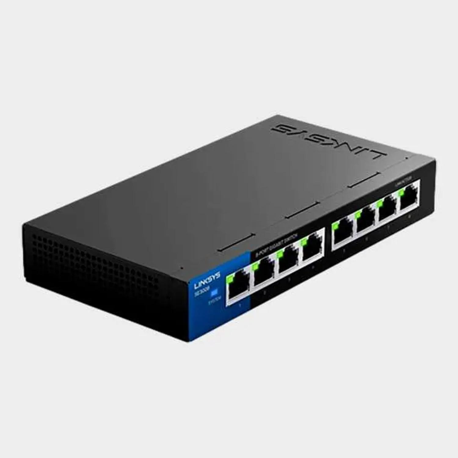 SWITCH NO ADMINISTRADO LINKSYS 8 PUERTOS SE3008 - 3