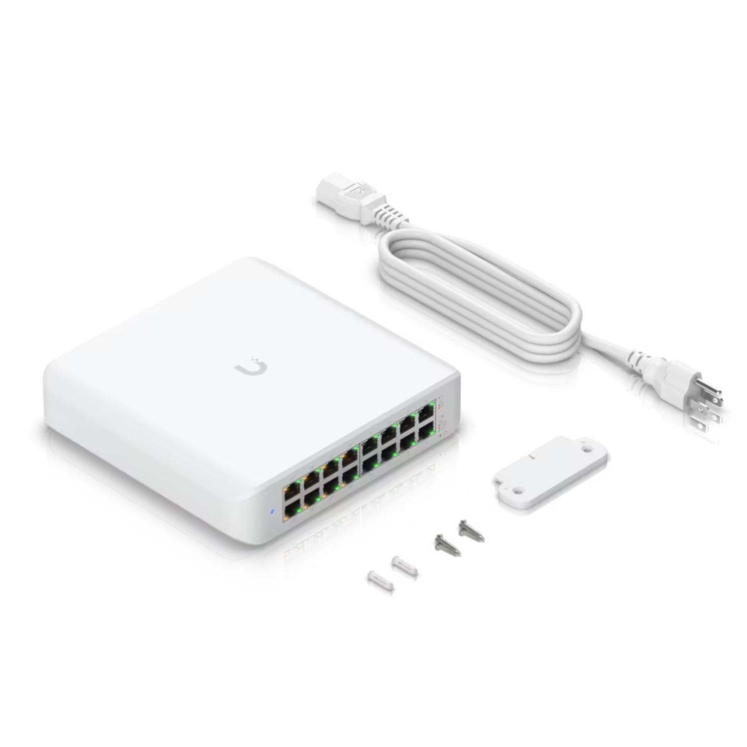 SWITCH UBIQUITI UNIFI LITE ADMINISTRABLE 16 PUERTOS UNIFI LITE POE - 8