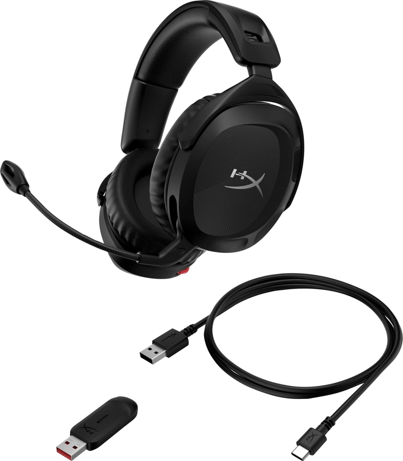AUDIFONOS GAMER HYPERX CLOUD STINGER 2 INALAMBRICO NEGRO - 7