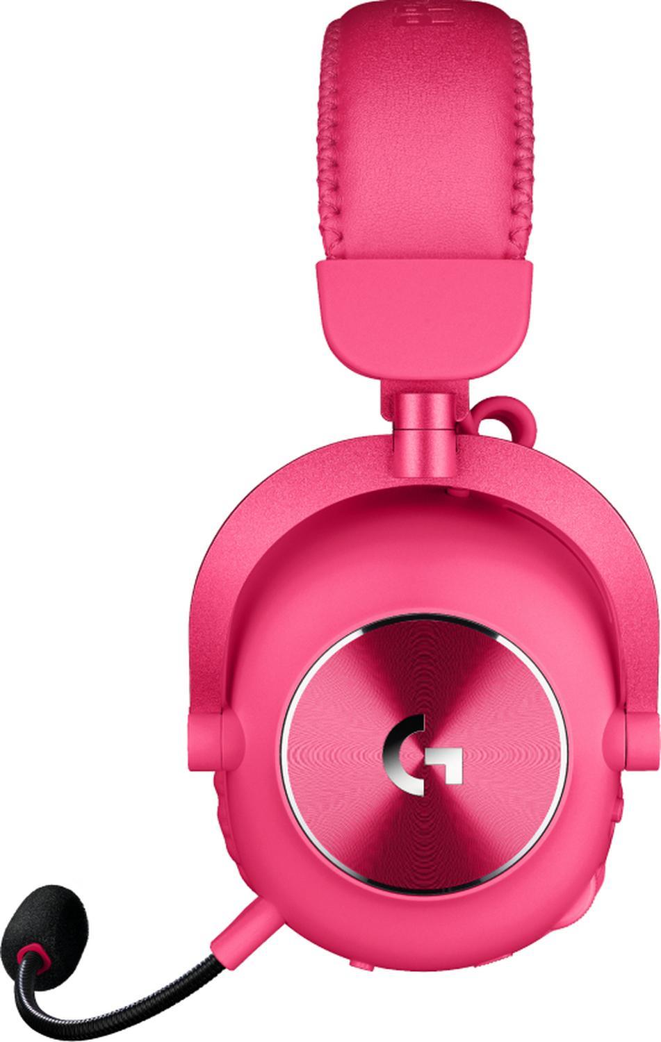 AUDIFONOS GAMER LOGITECH PRO X 2 LIGHTSPEED INALAMBRICO ROSA - 2