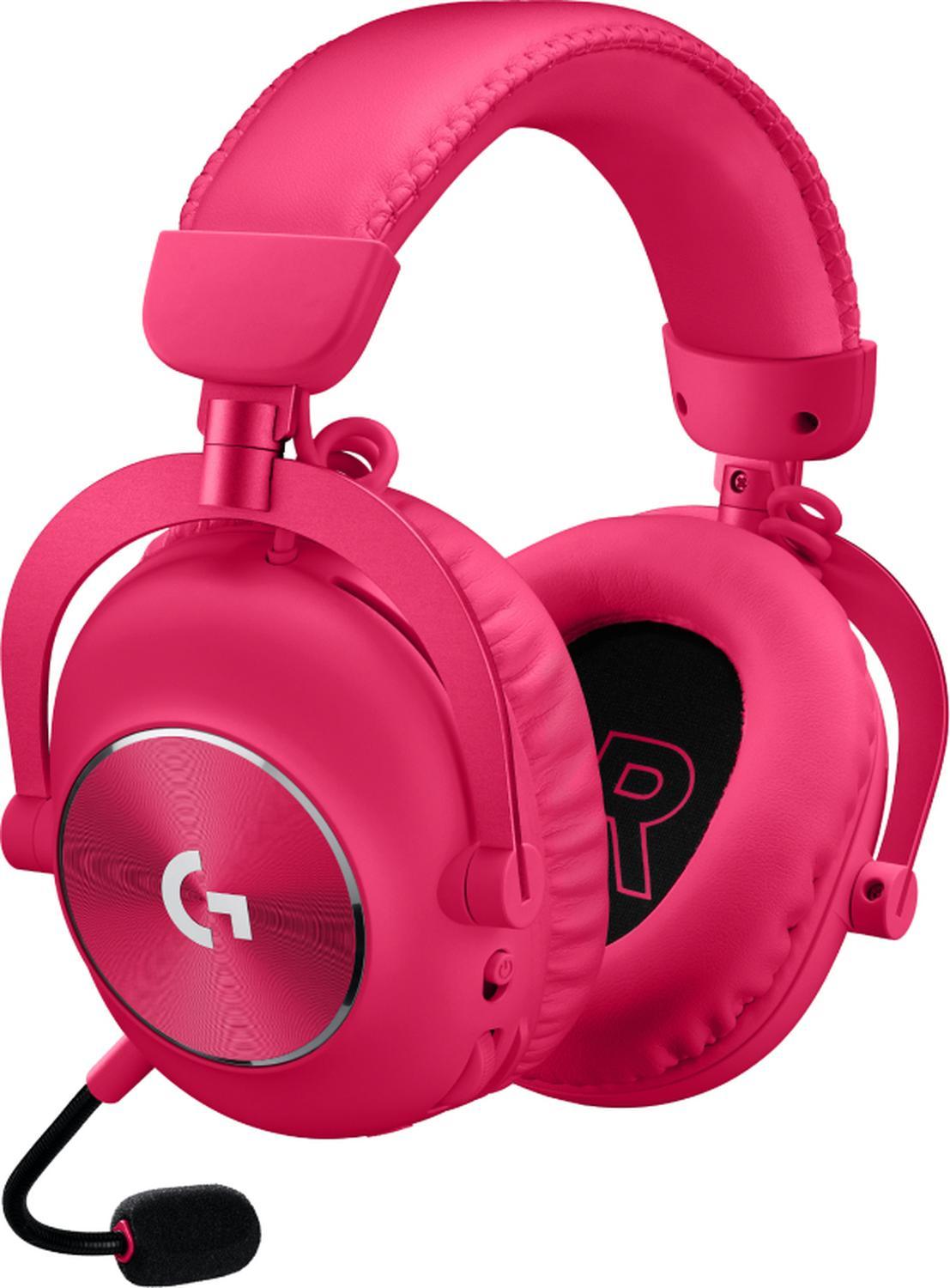 AUDIFONOS GAMER LOGITECH PRO X 2 LIGHTSPEED INALAMBRICO ROSA - 3