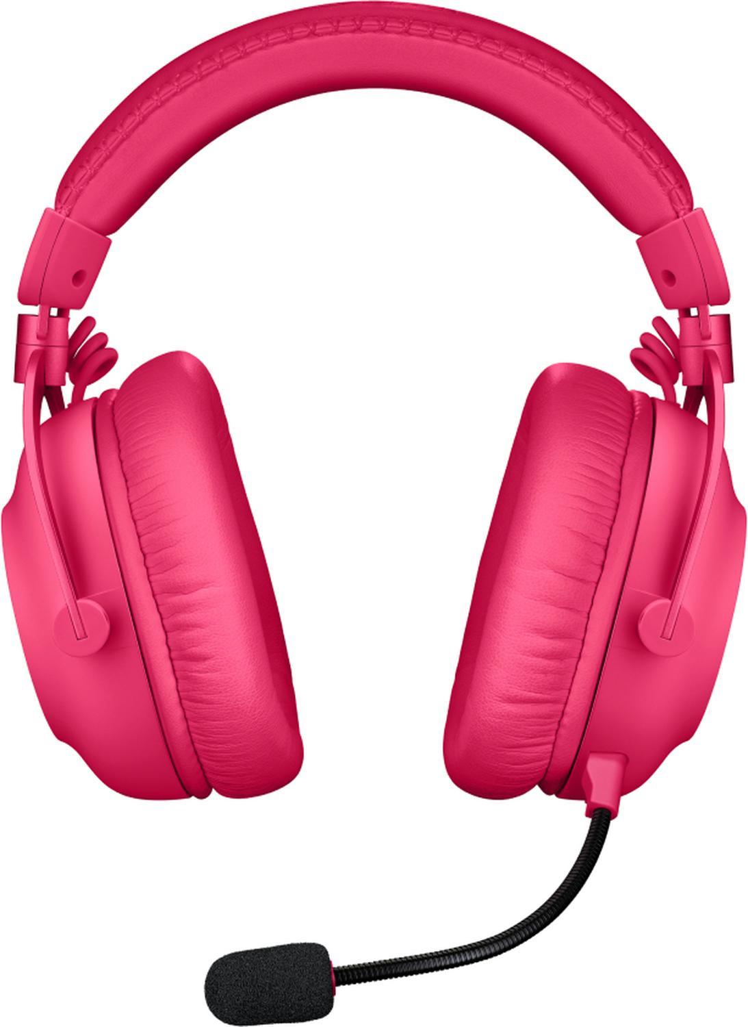 AUDIFONOS GAMER LOGITECH PRO X 2 LIGHTSPEED INALAMBRICO ROSA - 4