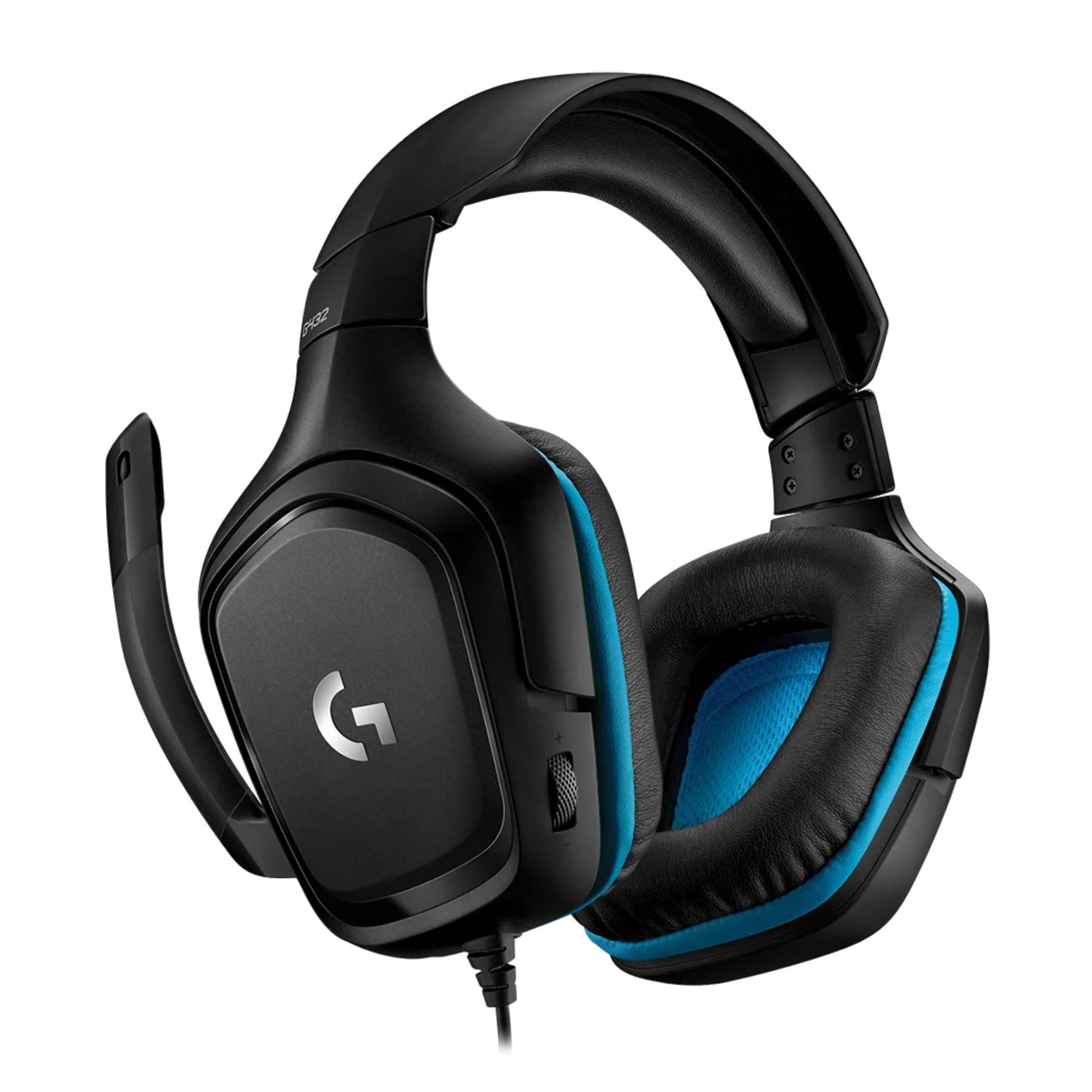 AUDIFONOS DIADEMA GAMER LOGITECH G432 ALAMBRICO NEGRO - 1