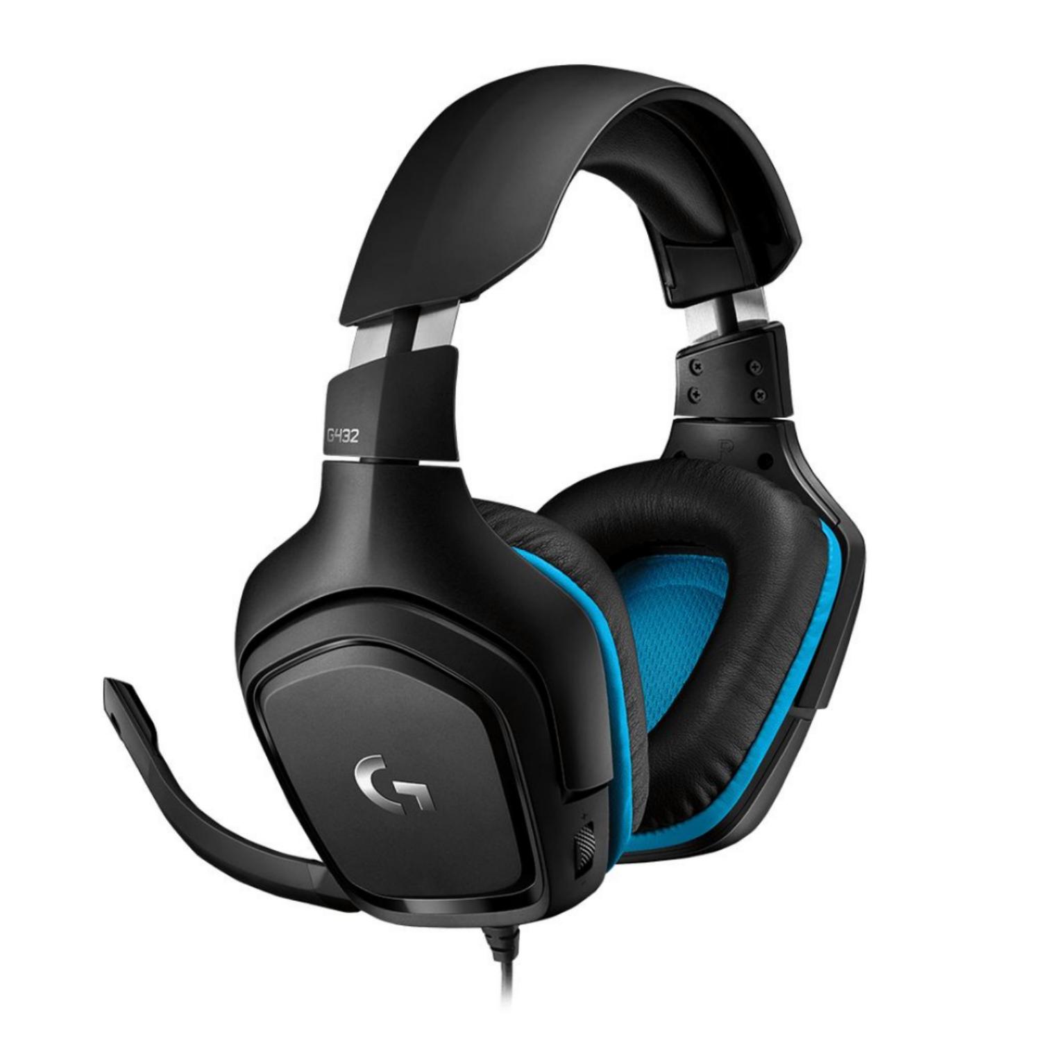 AUDIFONOS DIADEMA GAMER LOGITECH G432 ALAMBRICO NEGRO - 2
