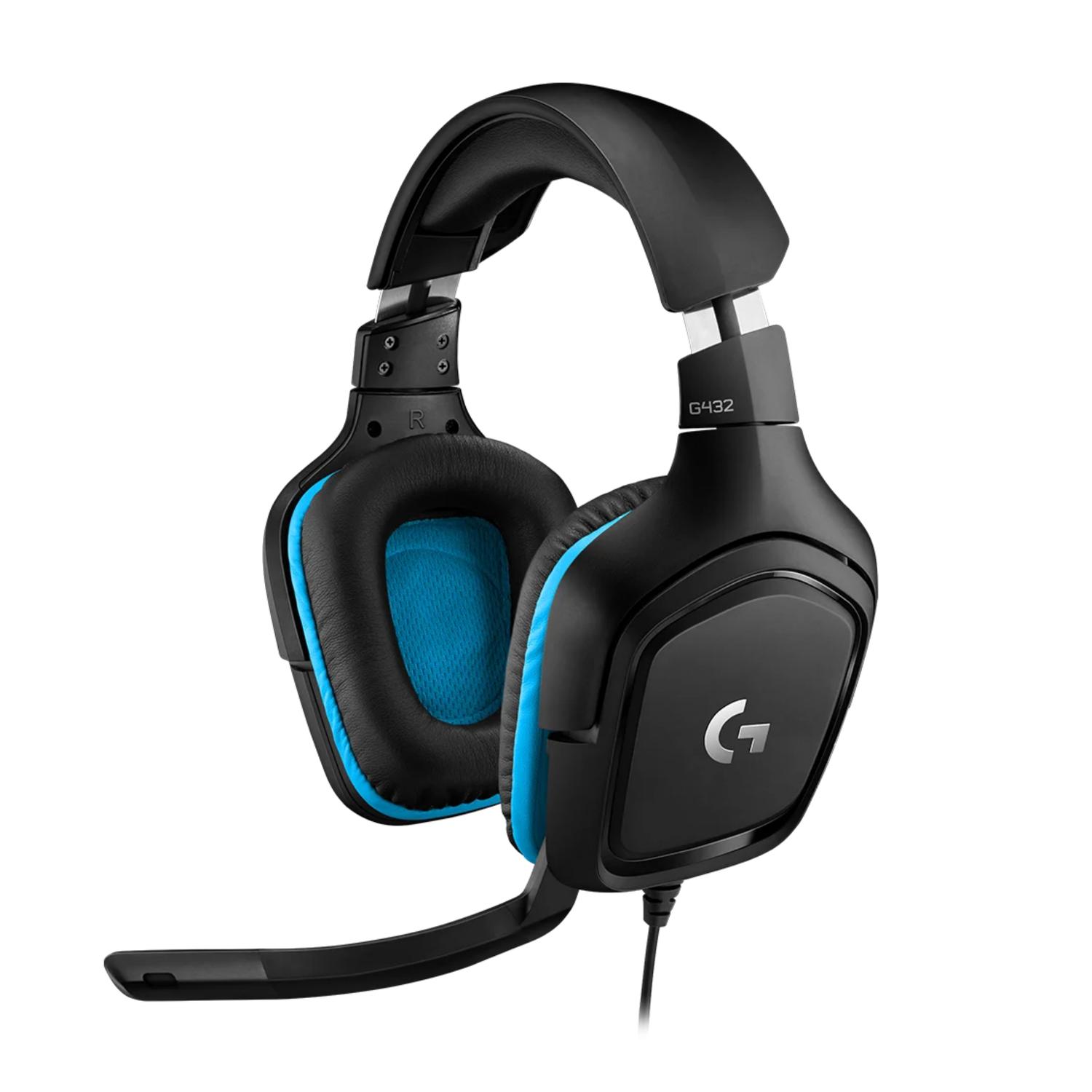 AUDIFONOS DIADEMA GAMER LOGITECH G432 ALAMBRICO NEGRO - 3